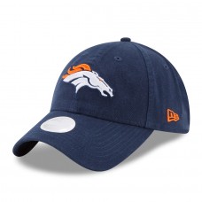 Women's Denver Broncos New Era Navy Preferred Pick Secondary 9TWENTY Adjustable Hat 2756379